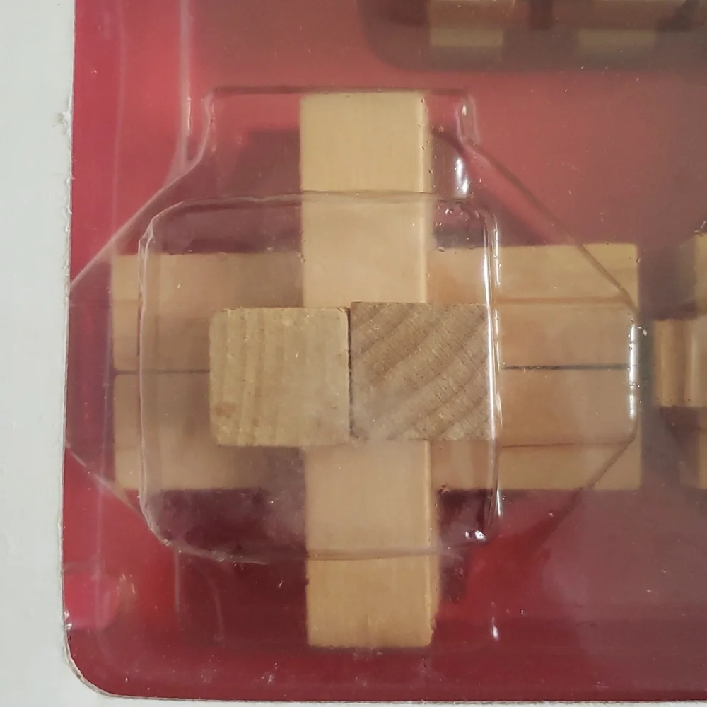 Brain Benders 3 Piece Wood Puzzles